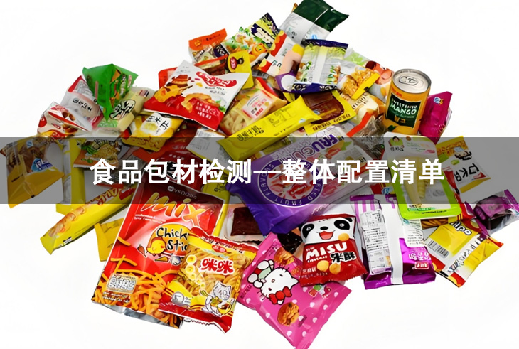 食品用包装材料检测仪器配置方案